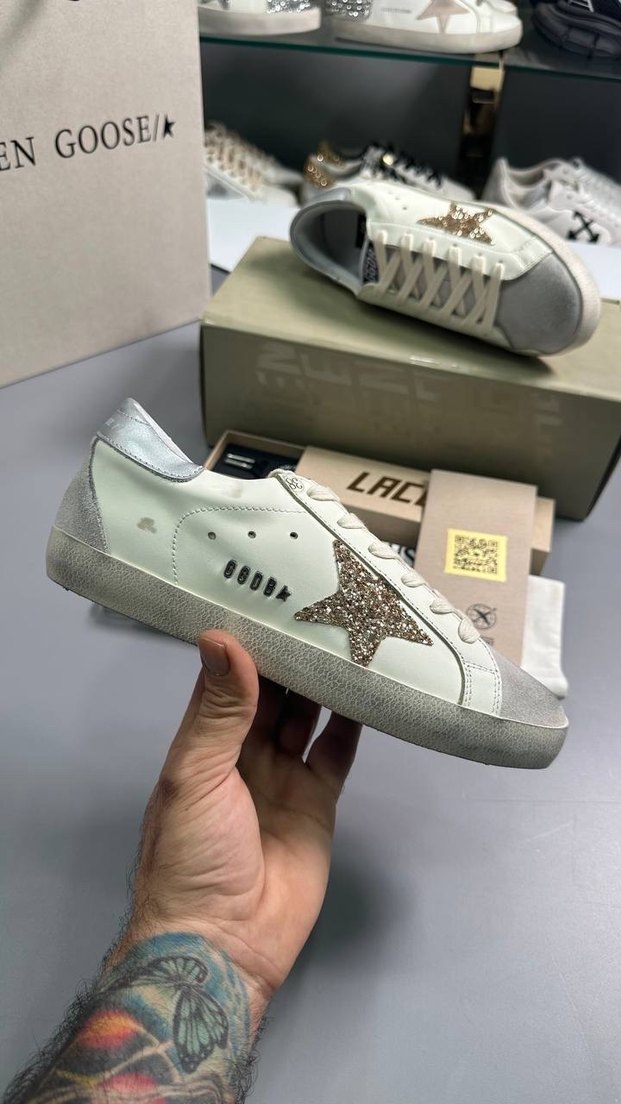 Beyaz Bağcıklı Kadın Sneakers - Görsel 2