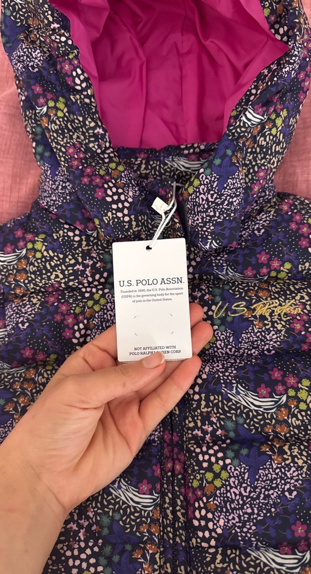 U.s polo assn kız çocuk mont - Görsel 2
