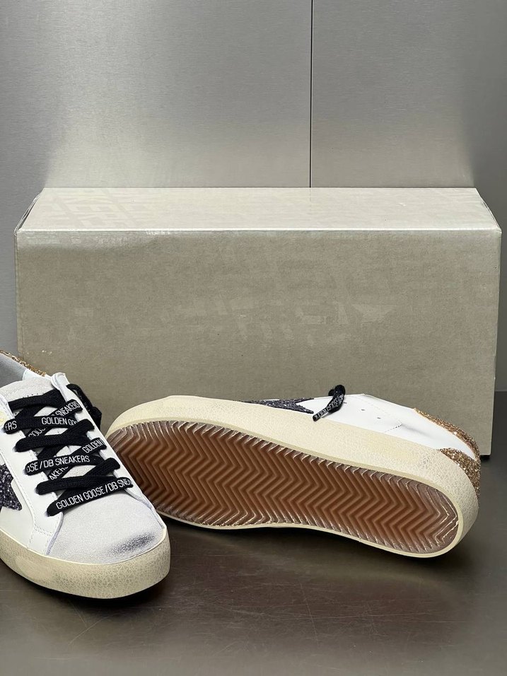 GOLDEN GOOSEKadın Beyaz Nakışlı Spor Ayakkabı - Görsel 3