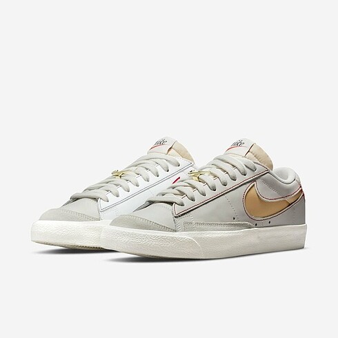 Nike Blazer Low 77 PRM Casual Shoes Light Bone/Summit White -