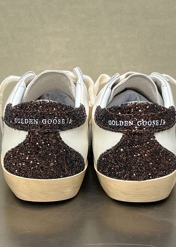 GOLDEN GOOSE Yılan Desenli Beyaz Kadın Spor Ayakkabı - Görsel 4