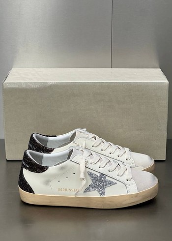 GOLDEN GOOSE Yılan Desenli Beyaz Kadın Spor Ayakkabı - Görsel 3