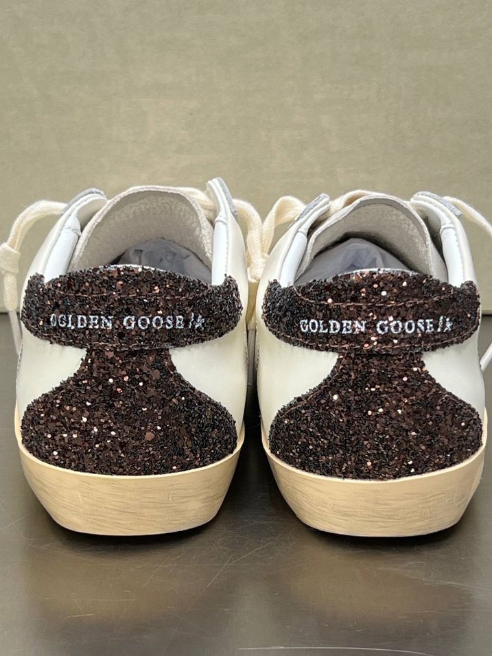 GOLDEN GOOSE Yılan Desenli Beyaz Kadın Spor Ayakkabı - Görsel 4