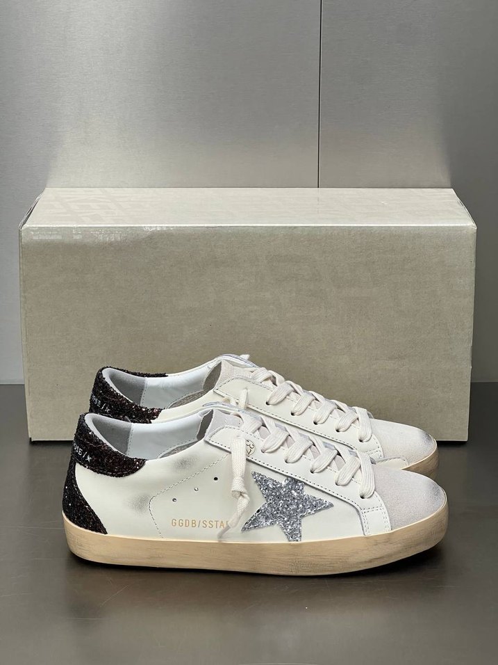 GOLDEN GOOSE Yılan Desenli Beyaz Kadın Spor Ayakkabı - Görsel 3