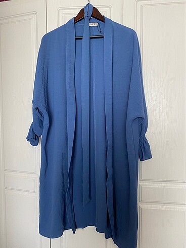 40 Beden mavi Renk İkili kimono takım