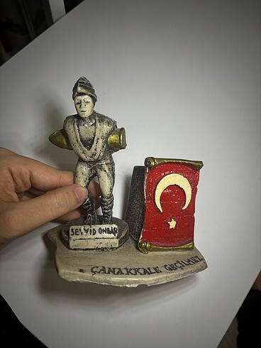 Beden Çanakkale Geçilmez Seyid Onbaşı Biblo Kalemlik Dekor