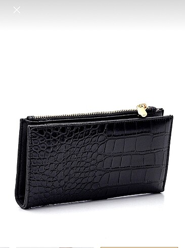Ecrou Siyah Clutch Cüzdan