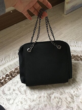 Diğer Siyah kısa kulplu #zara çanta