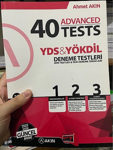 Yds&yökdil 40 advanced tests kitap akın dil