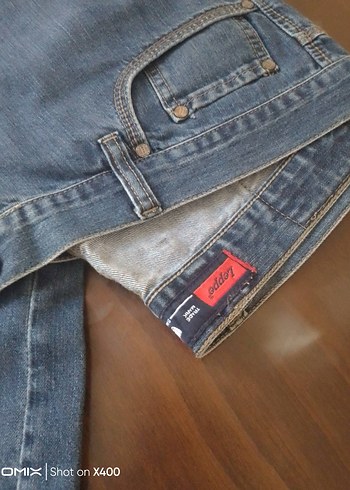 Jean Paul Gaultier Mavi Kadın Midi Boy Kot Pantolon