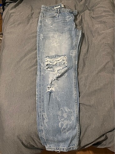 38 Beden mavi Renk Bershka jean