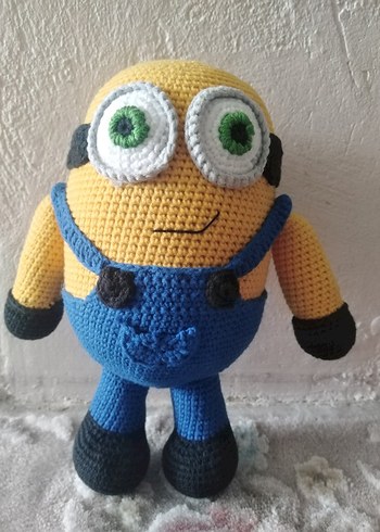 Sarı Renkli Örgü Peluş Oyuncak