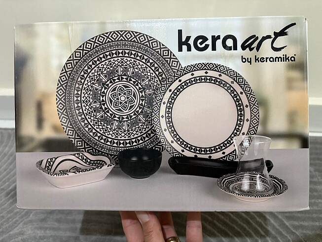 Kera art kahvaltı takımı 4 kişilik