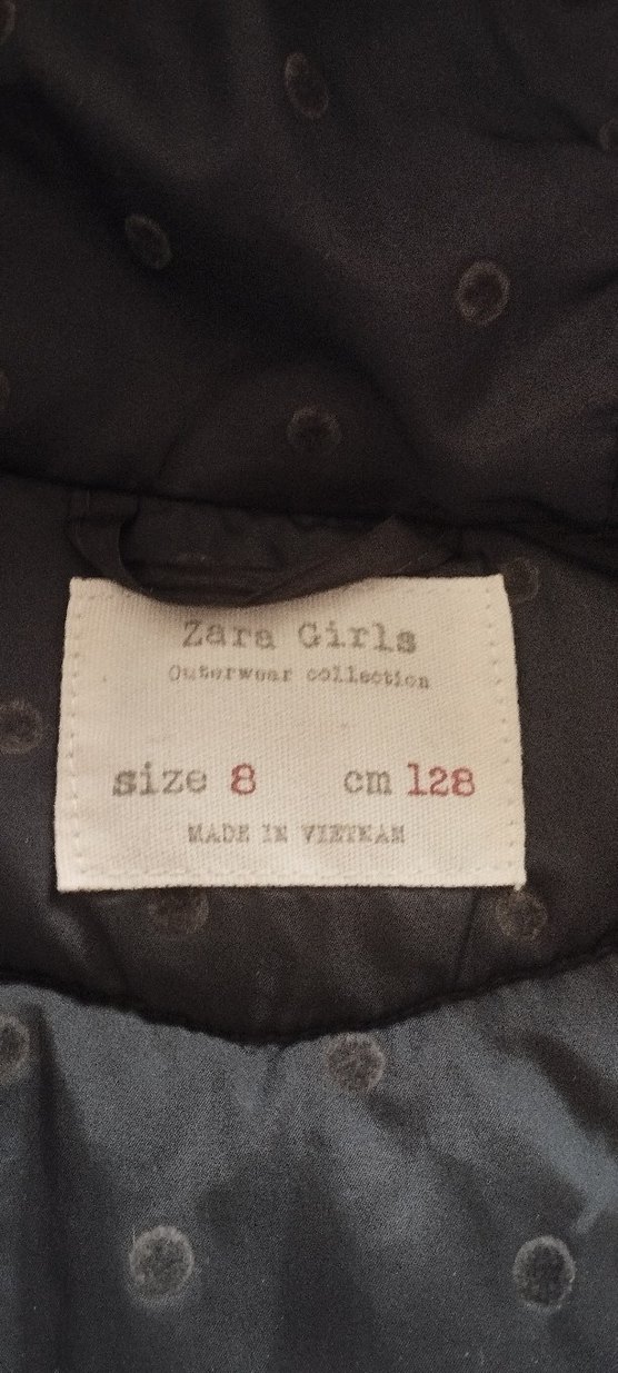 Zara Siyah Kapüşonlu  Mont - Görsel 4