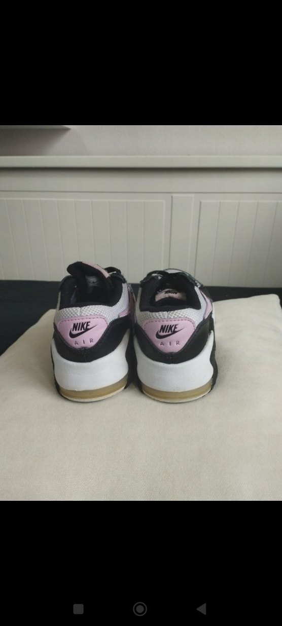 Pembe Siyah Bağcıklı nike Spor Ayakkabı - Görsel 2