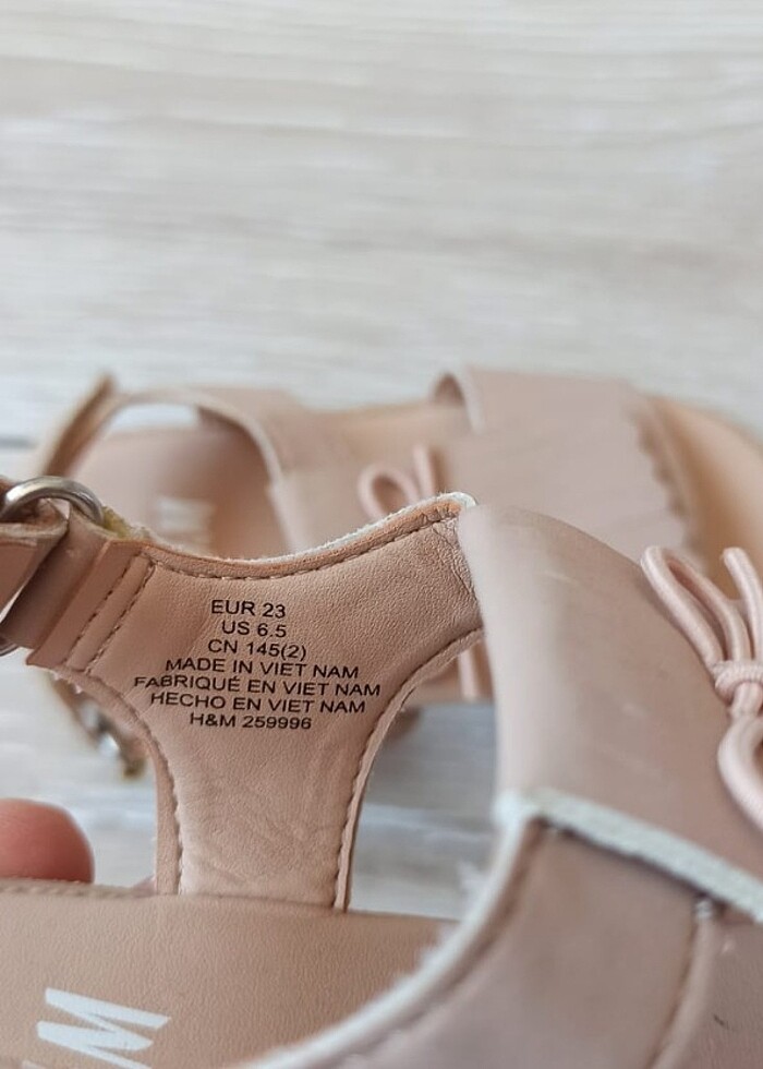 H&M kız çocuk sandalet. - Görsel 2