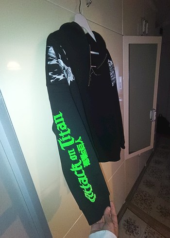 kapşonlu erkek sweet - Görsel 3