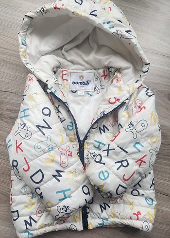 Kapüşonlu Baskılı Erkek Çocuk Mont - Görsel 4