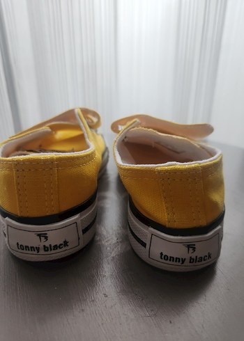 Kız Çocuk Sarı Cırt Cırtlı Spor Ayakkabı - Görsel 5