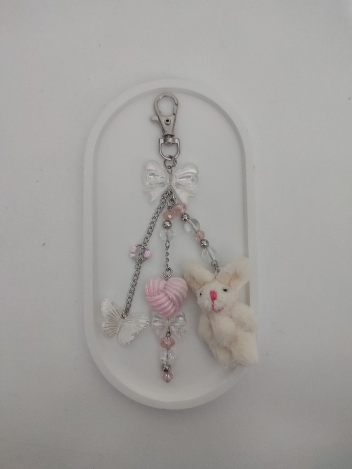 Coquette Y2K Tavşanlı Çanta Charmı - Görsel 2