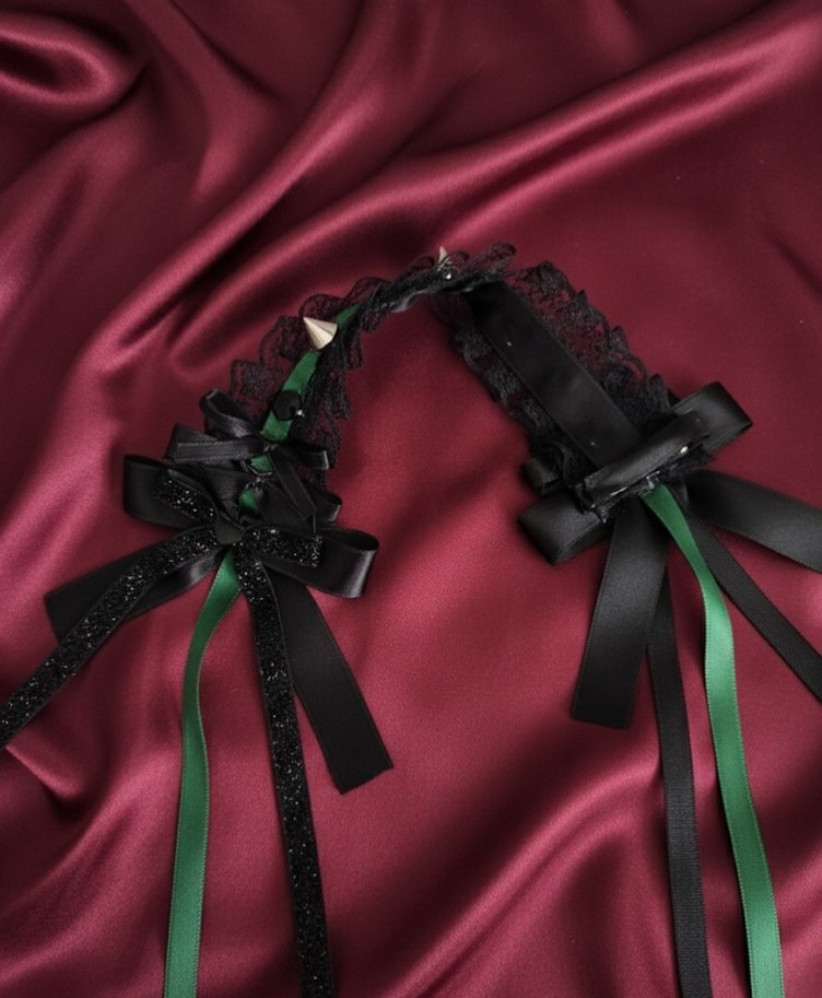 Gotik Fiyonk Headband - Görsel 2