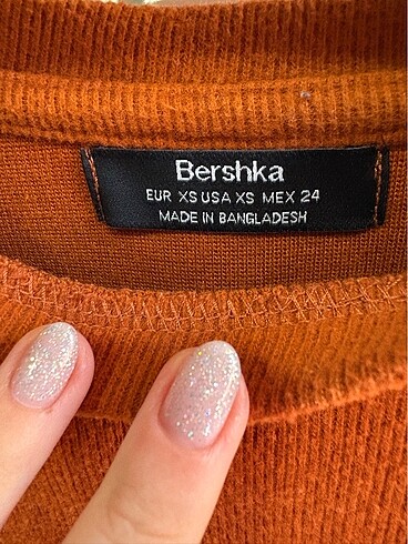 Bershka crop bluz