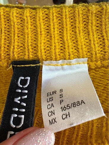 H&M hardal rengi kazak