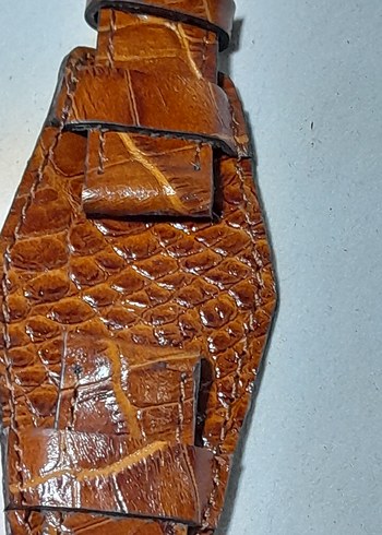 22 Kahverengi Vintage Erkek Saat Kayışı - Görsel 4