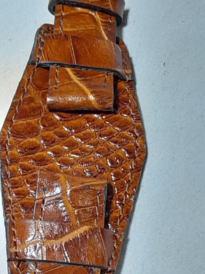 22 Kahverengi Vintage Erkek Saat Kayışı - Görsel 4