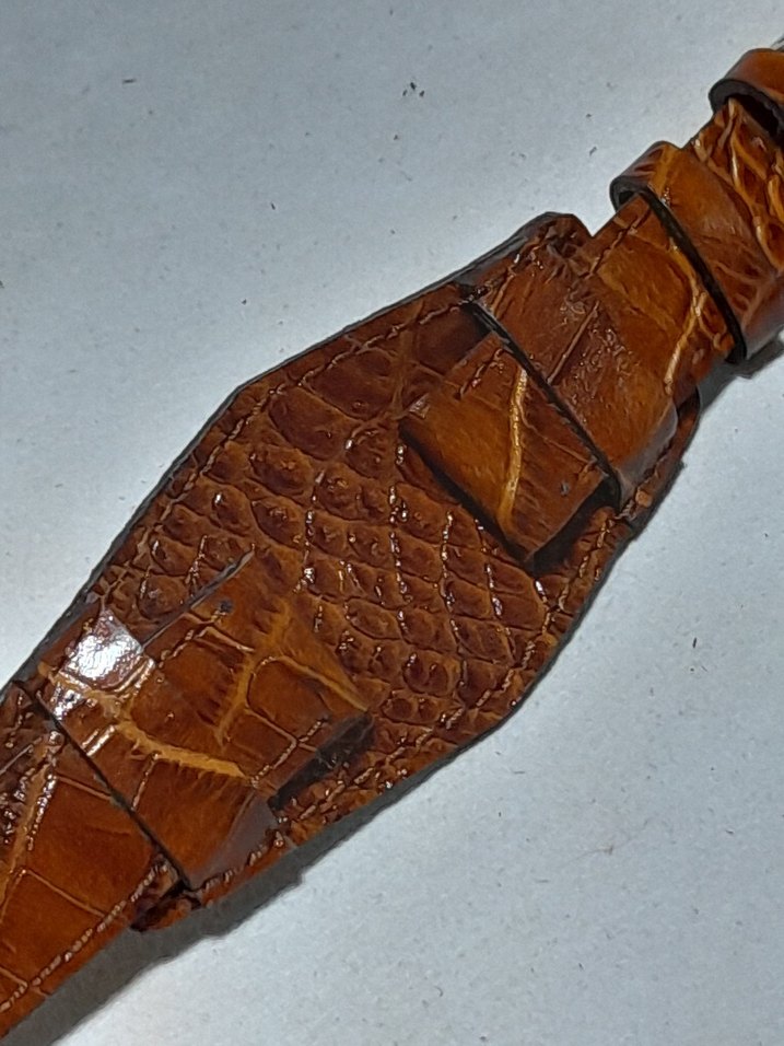 22 Kahverengi Vintage Erkek Saat Kayışı - Görsel 3