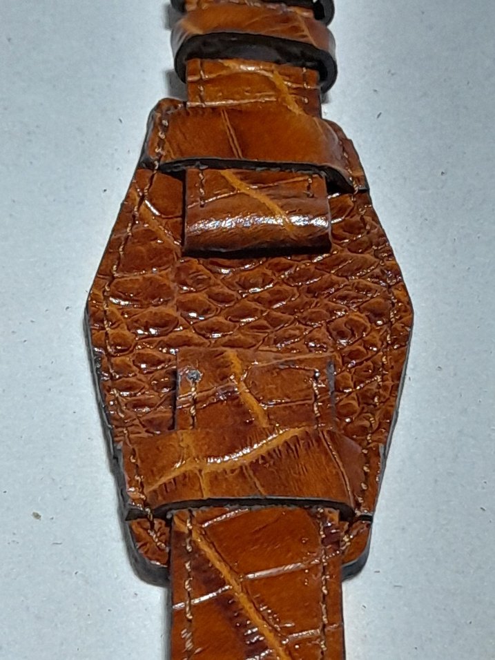 22 Kahverengi Vintage Erkek Saat Kayışı - Görsel 2