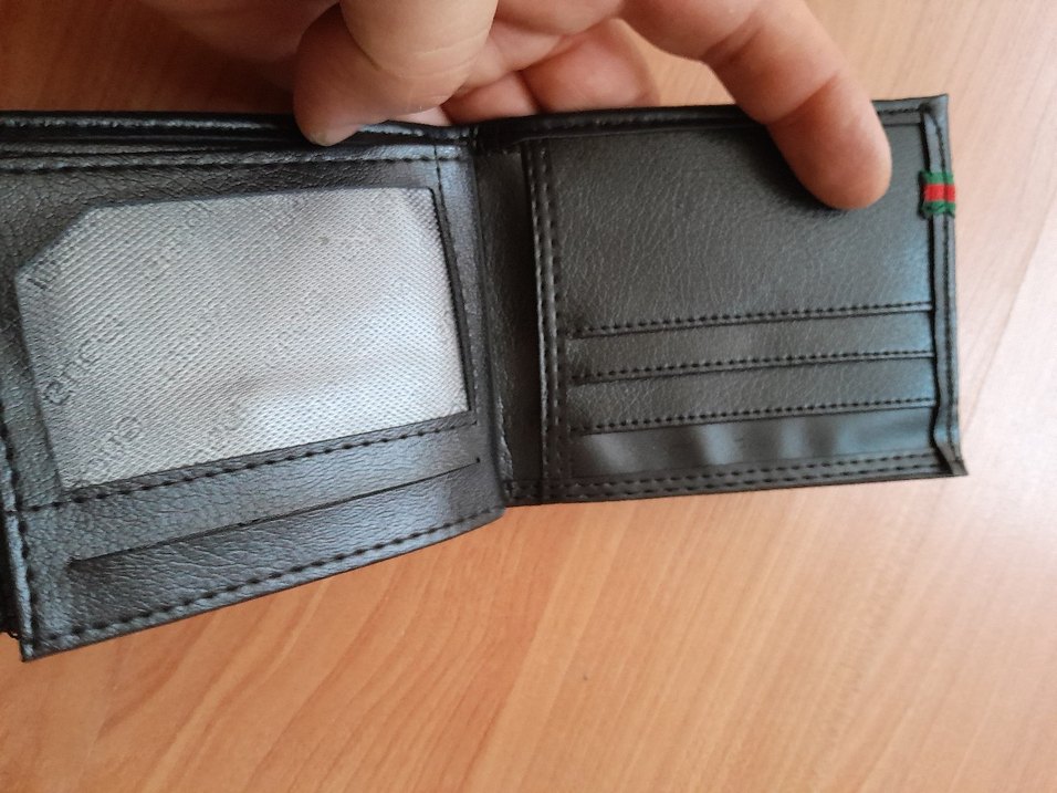 Siyah Erkek Cüzdanı, Baskılı, Şık Tasarım - Görsel 3