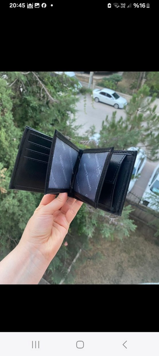 Siyah Minimalist Erkek Cüzdanı - Görsel 3