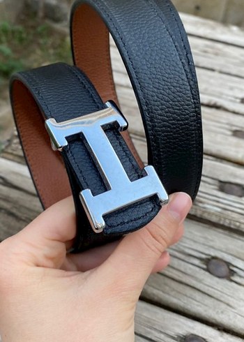 Hermes 3 cm siyah Hermes Kemer