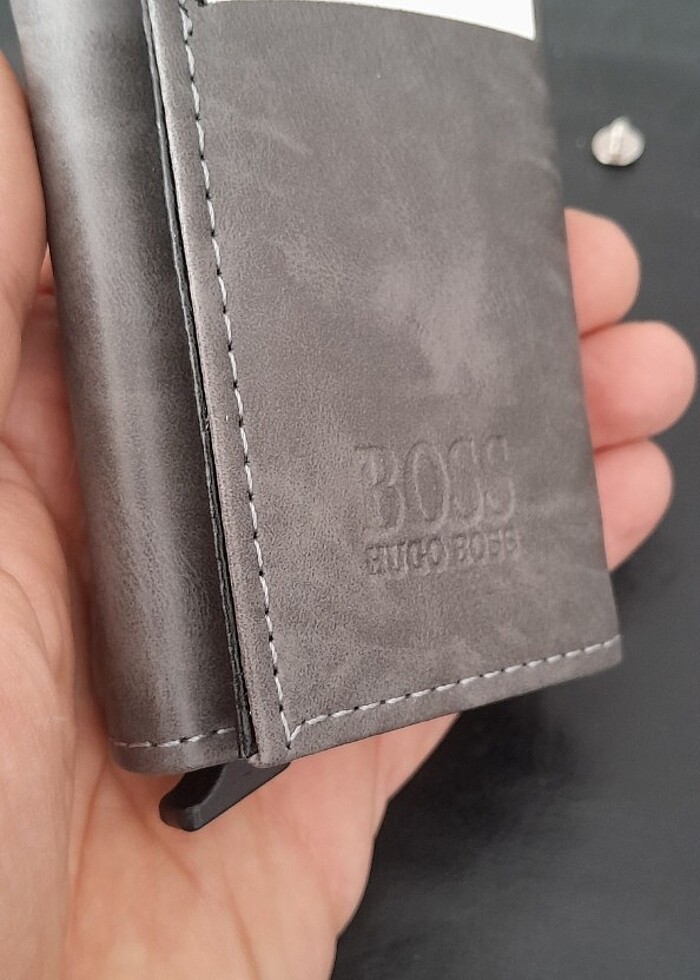 Otomatik kartlık gri  renk  - Görsel 5