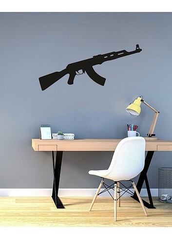 Ak47 ahşap duvar süsü