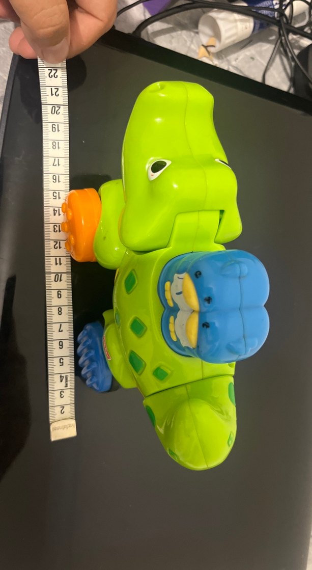 Renkli Tekerlekli Timsah Oyuncak - Görsel 4