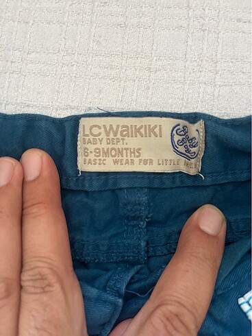 6-9 Ay Beden Su yeşili Pantolon