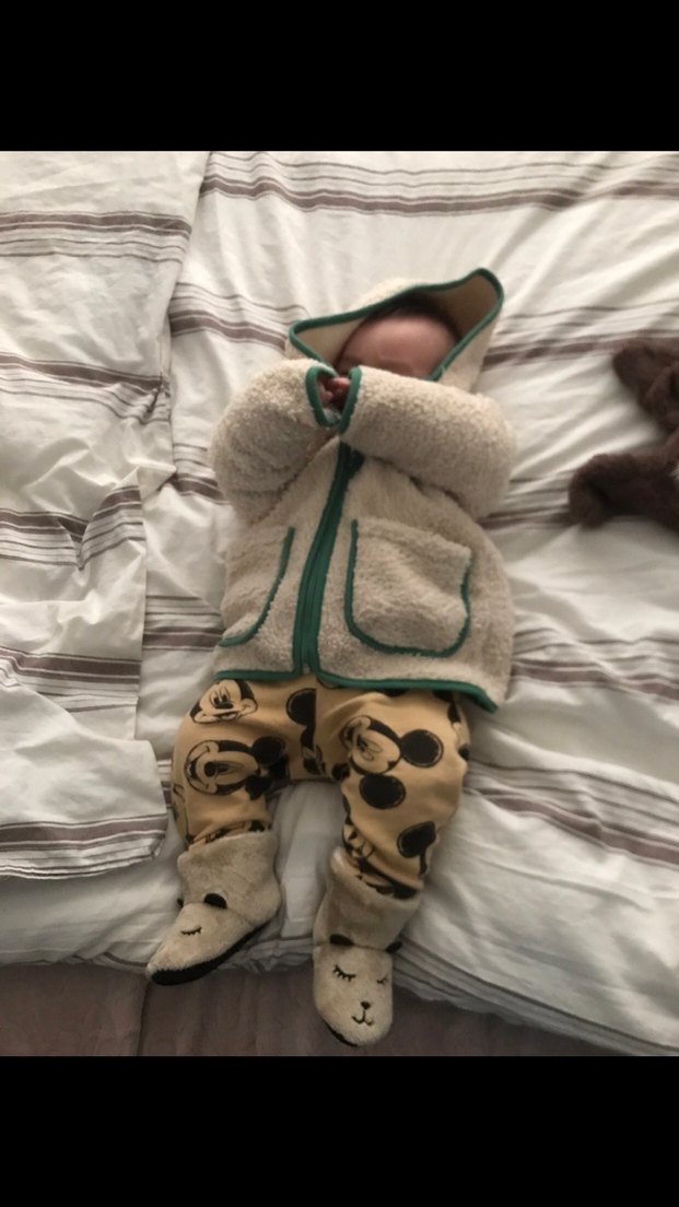 Bebek bej mont - Görsel 2