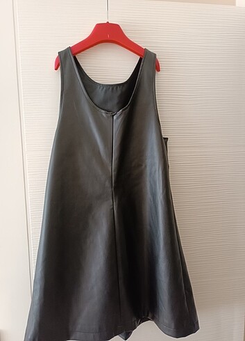 Zara Zara 13-14 Yaş Suni Deri Elbise 