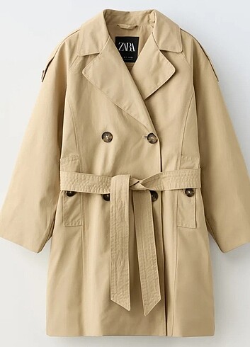 Zara 6-7 Yaş Kemerli Trençkot 