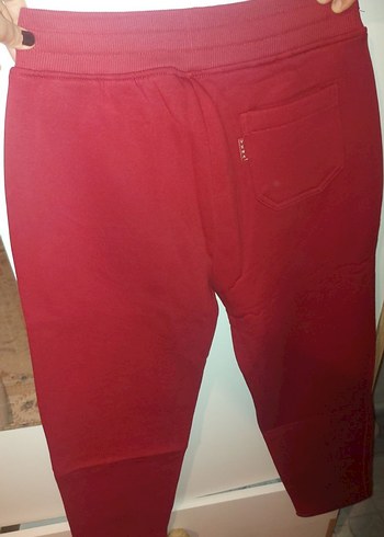 Fermuarlı Kırmızı Hamile Eşofman Altı - Görsel 6