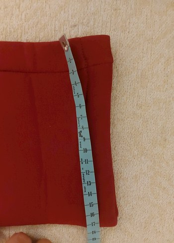 Fermuarlı Kırmızı Hamile Eşofman Altı - Görsel 5