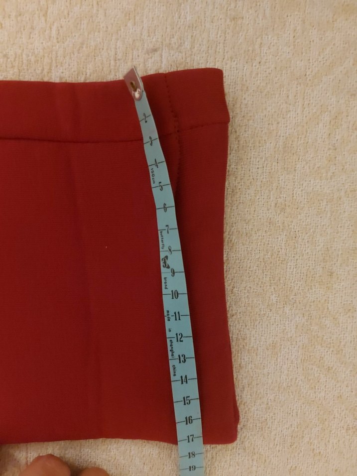 Fermuarlı Kırmızı Hamile Eşofman Altı - Görsel 5