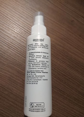Dermoskin After Sun Yüz ve Vücut Nemlendirici 100ml - Görsel 3