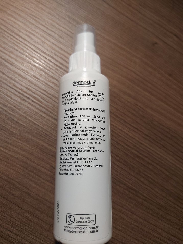 Dermoskin After Sun Yüz ve Vücut Nemlendirici 100ml - Görsel 3