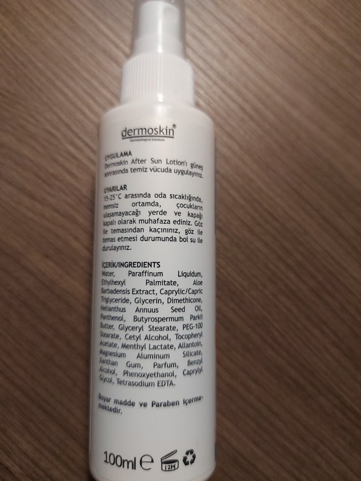 Dermoskin After Sun Yüz ve Vücut Nemlendirici 100ml - Görsel 4