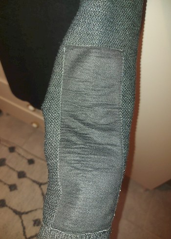 Düğmeli Gri Kadın Hırka - Görsel 9