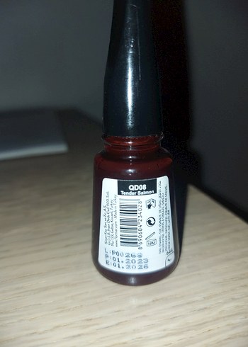 Parlak Bordo Hızlı Kuruyan Oje - Görsel 2