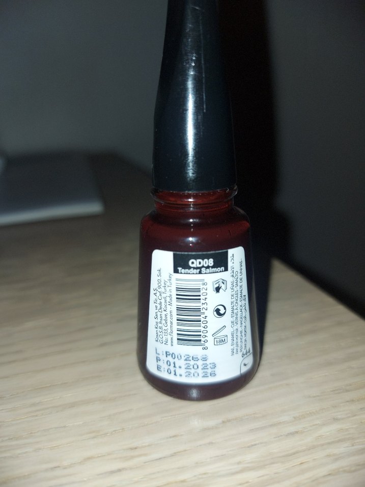 Parlak Bordo Hızlı Kuruyan Oje - Görsel 2